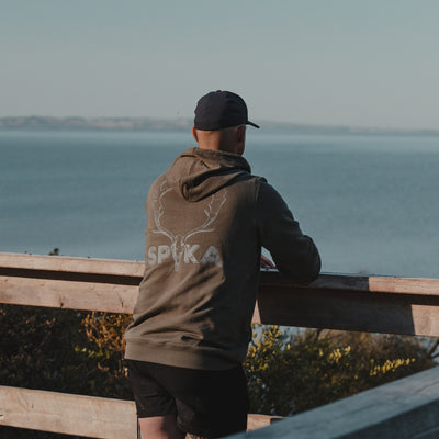 Spika Men's Go Fallow Hoodie - Olive Summit