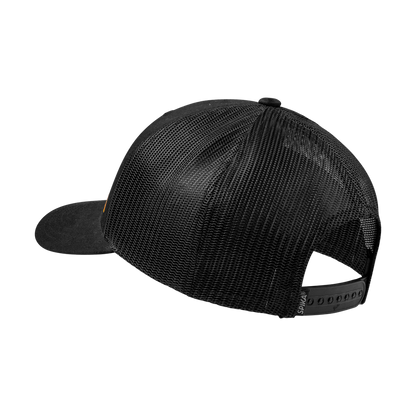 Spika Adult Go Trucker Snapback Cap - Black