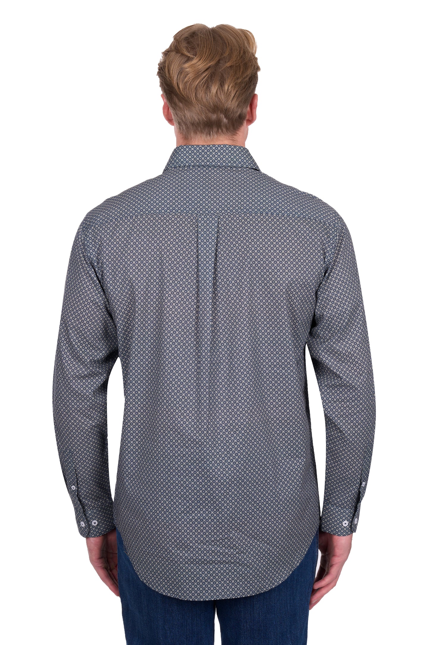 Hard Slog Men's Tomson Half Placket Long Sleeve Shirt