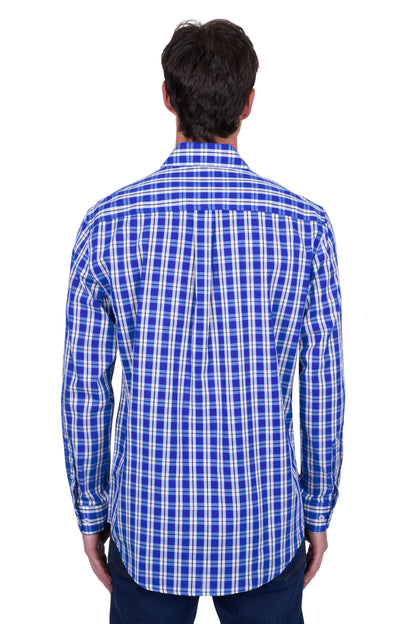 Hard Slog Men's Levers Half Placket Long Sleeve Shirt
