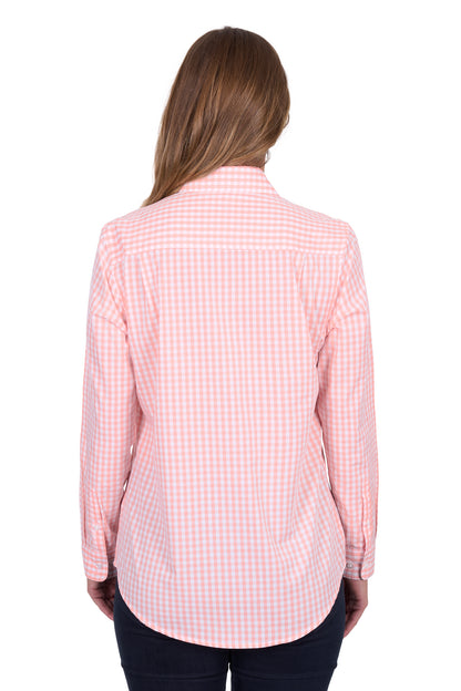 Hard Slog Women's Jen Half Placket Long Sleeve Shirt