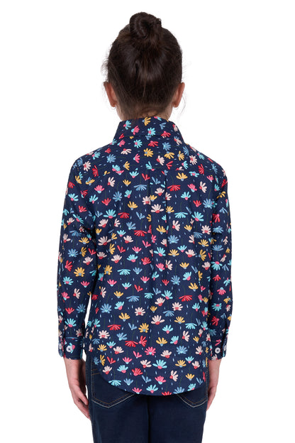 Hard Slog Kid’s Tori Half Placket Long Sleeve Shirt
