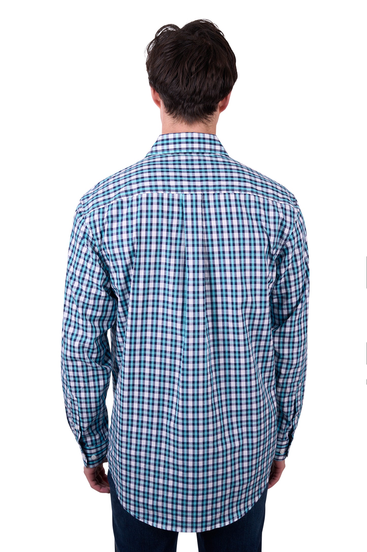 Hard Slog Mens Rui 1/2 Button Long Sleeve Shirt