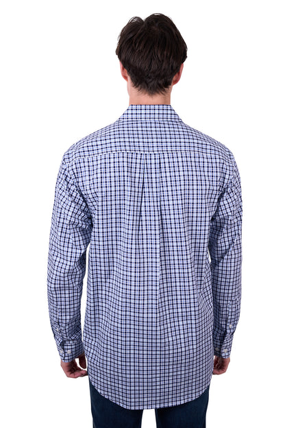 Hard Slog Mens Coney 1/2 Button Long Sleeve Shirt