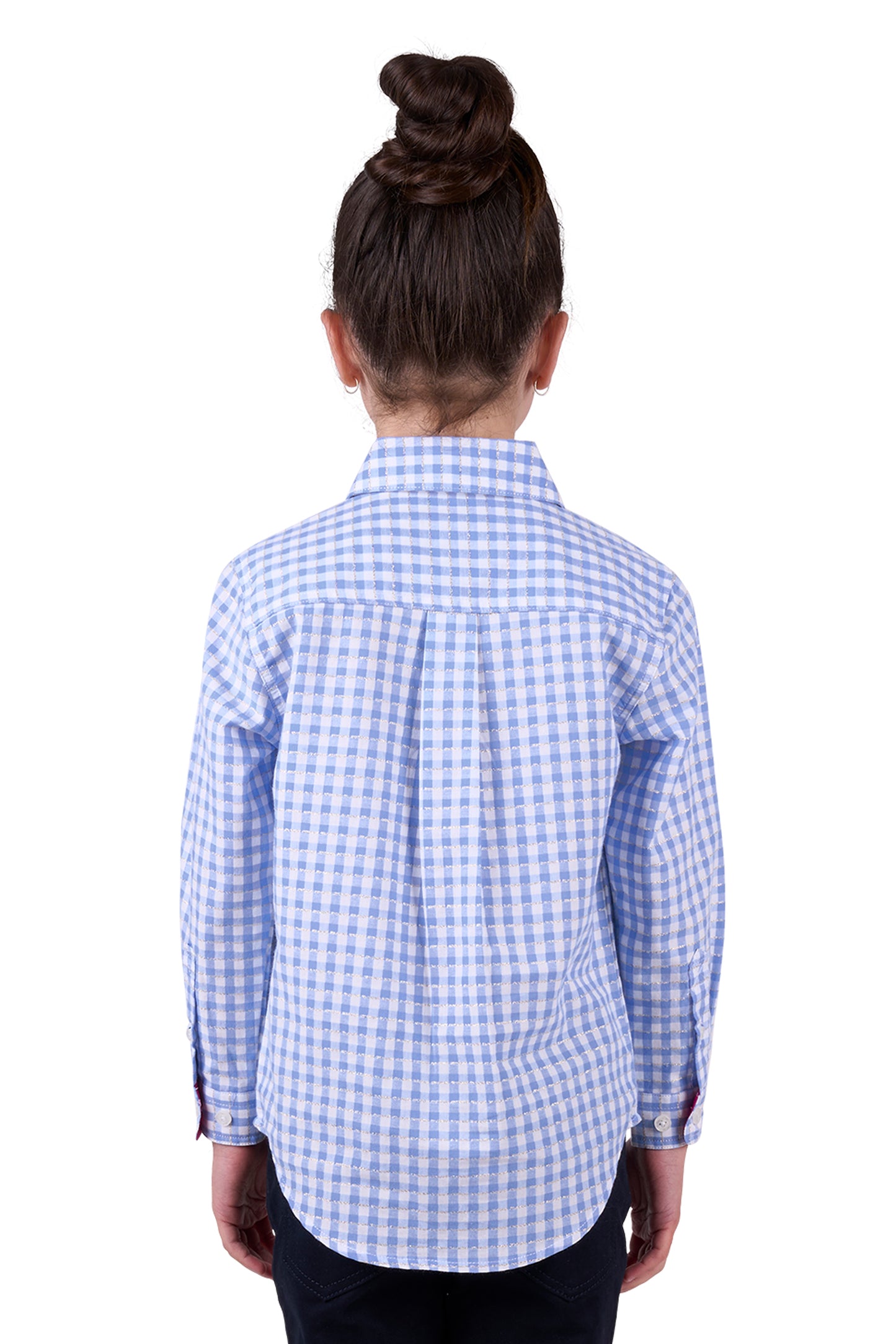 Hard Slog Girls Rux 1/2 Button Long Sleeve Shirt