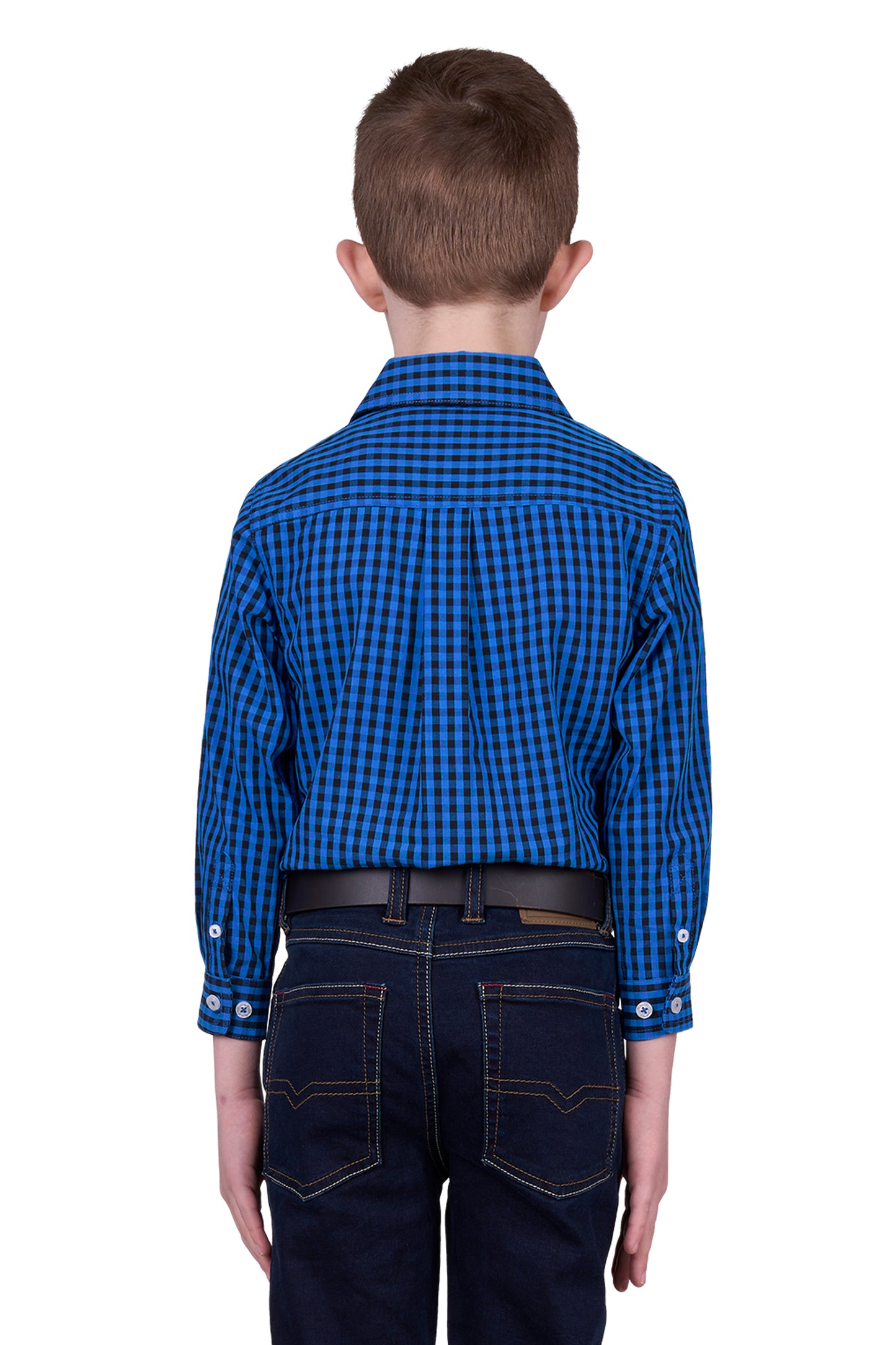 Hard Slog Boys Astell 1/2 Button Long Sleeve Shirt