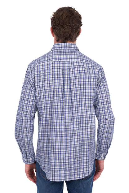 Hard Slog Men’s Brooks Half Placket Long Sleeve Shirt
