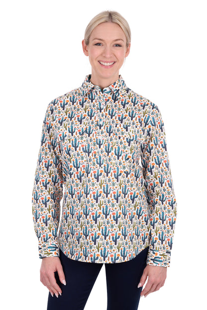 Hard Slog Women’s Alba Half Placket Long Sleeve Shirt