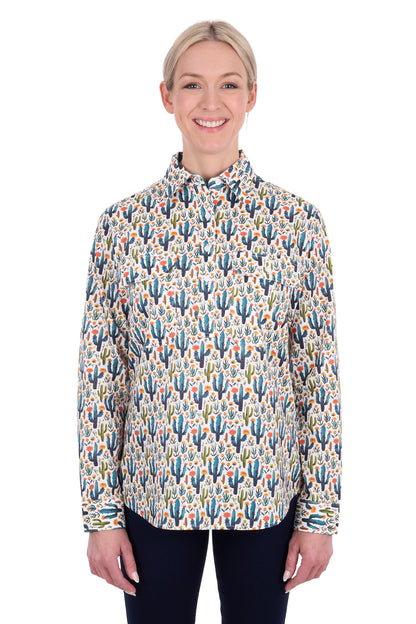 Hard Slog Women’s Alba Half Placket Long Sleeve Shirt
