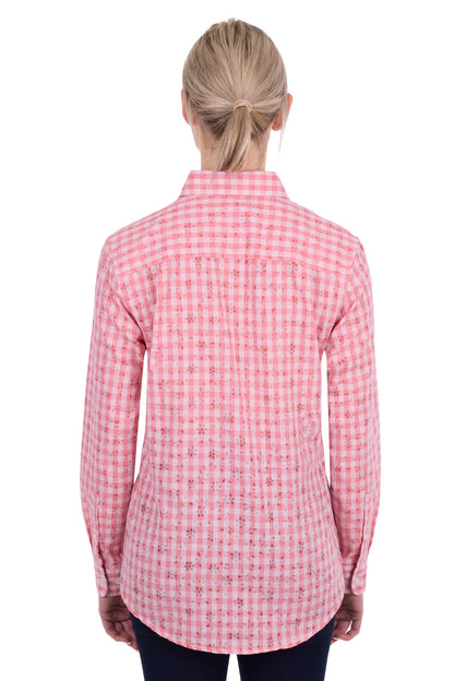 Hard Slog Women’s Raquel Half Placket Long Sleeve Shirt