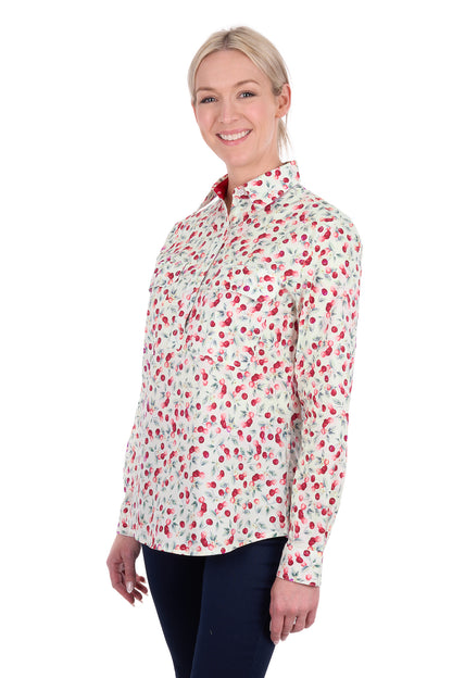 Hard Slog Women’s Clair Half Placket Long Sleeve Shirt