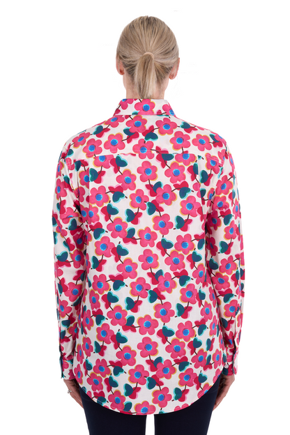 Hard Slog Women’s Lorri Half Placket Long Sleeve Shirt