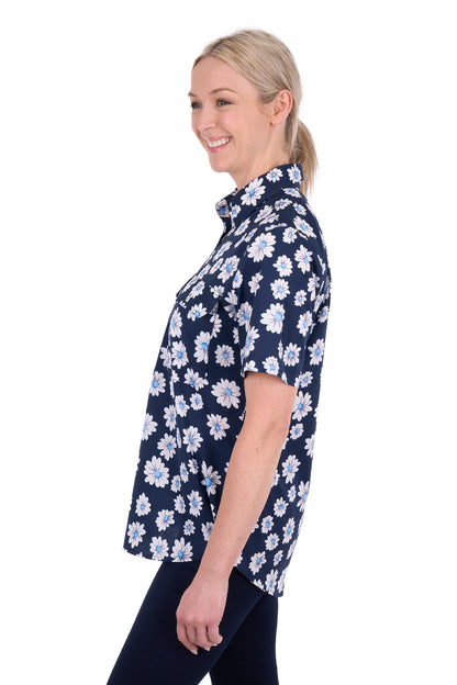 Hard Slog Women’s Cass Half Placket Short Sleeve Shirt
