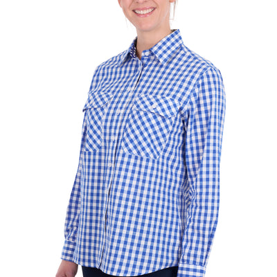 Hard Slog Women’s Rowe Full Placket Long Sleeve Shirt