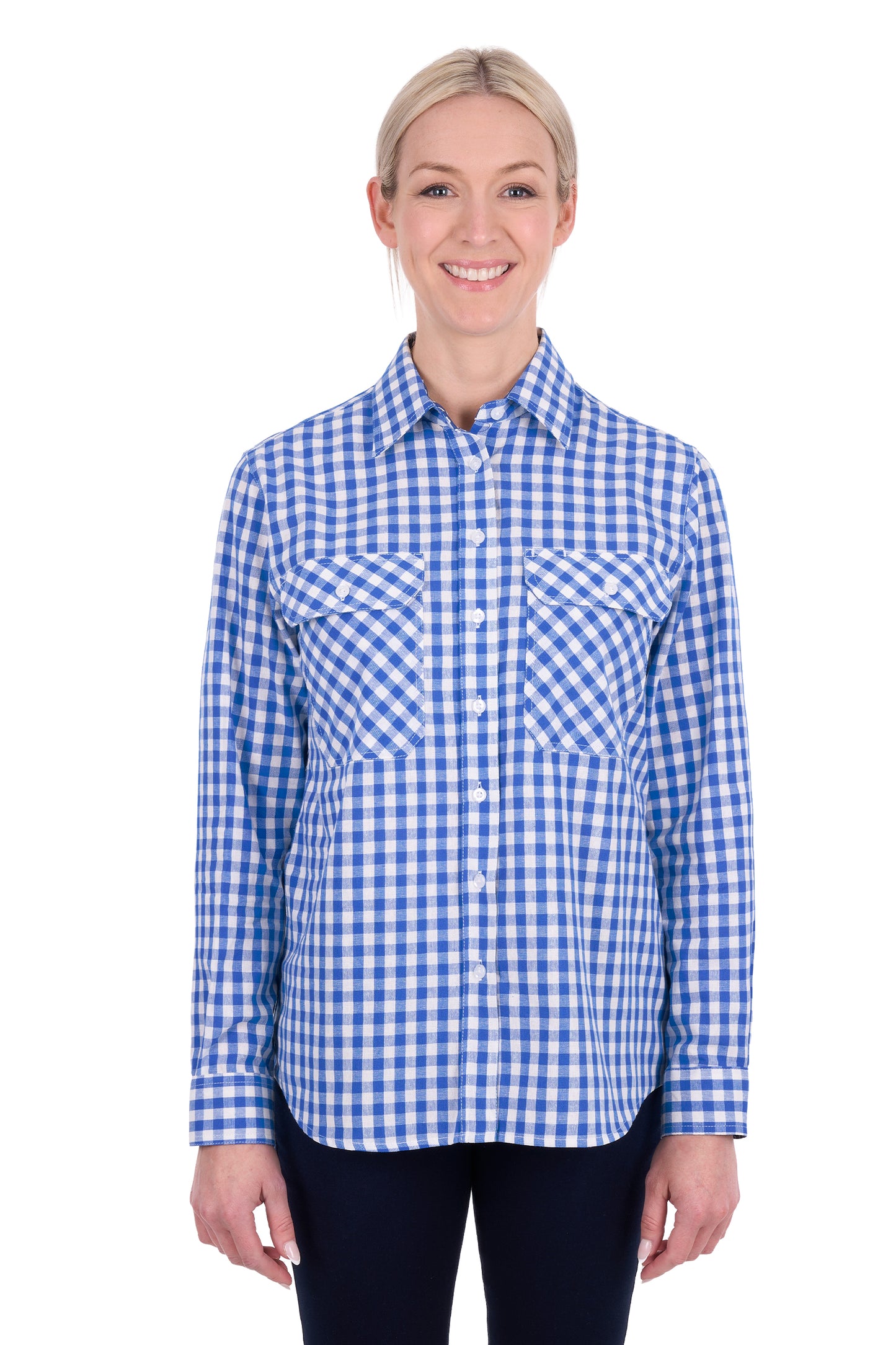 Hard Slog Women’s Rowe Full Placket Long Sleeve Shirt