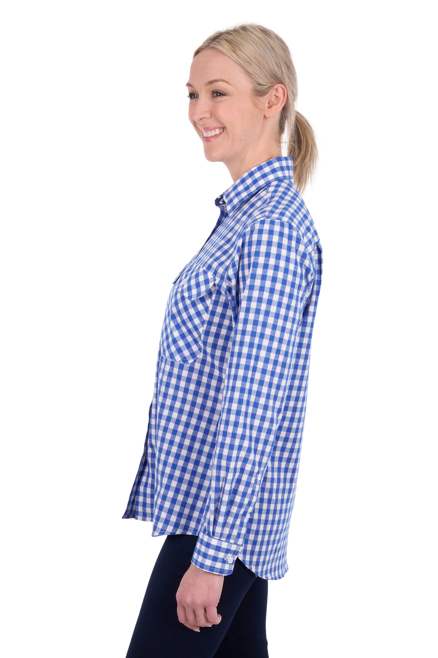 Hard Slog Women’s Rowe Full Placket Long Sleeve Shirt