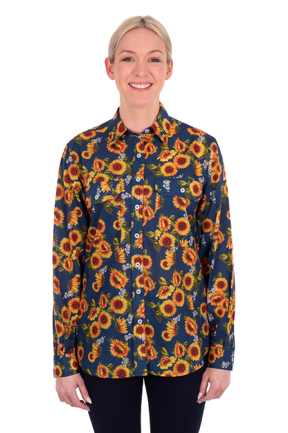Hard Slog Women’s Tabby Full Placket Long Sleeve Shirt