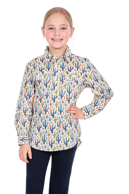 Hard Slog Kid’s Alba Half Placket Long Sleeve Shirt