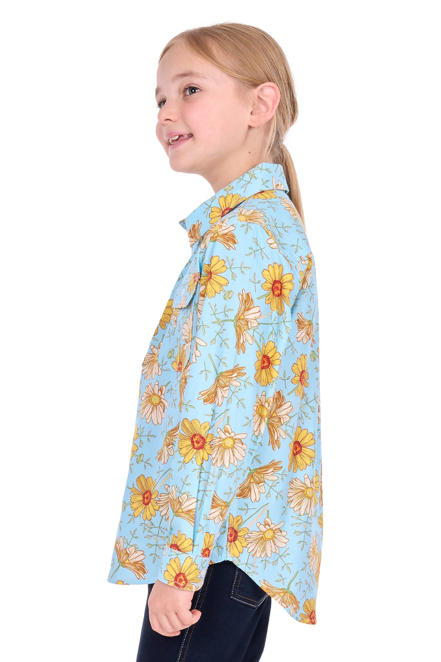 Hard Slog Kid’s Sunday Half Placket Long Sleeve Shirt