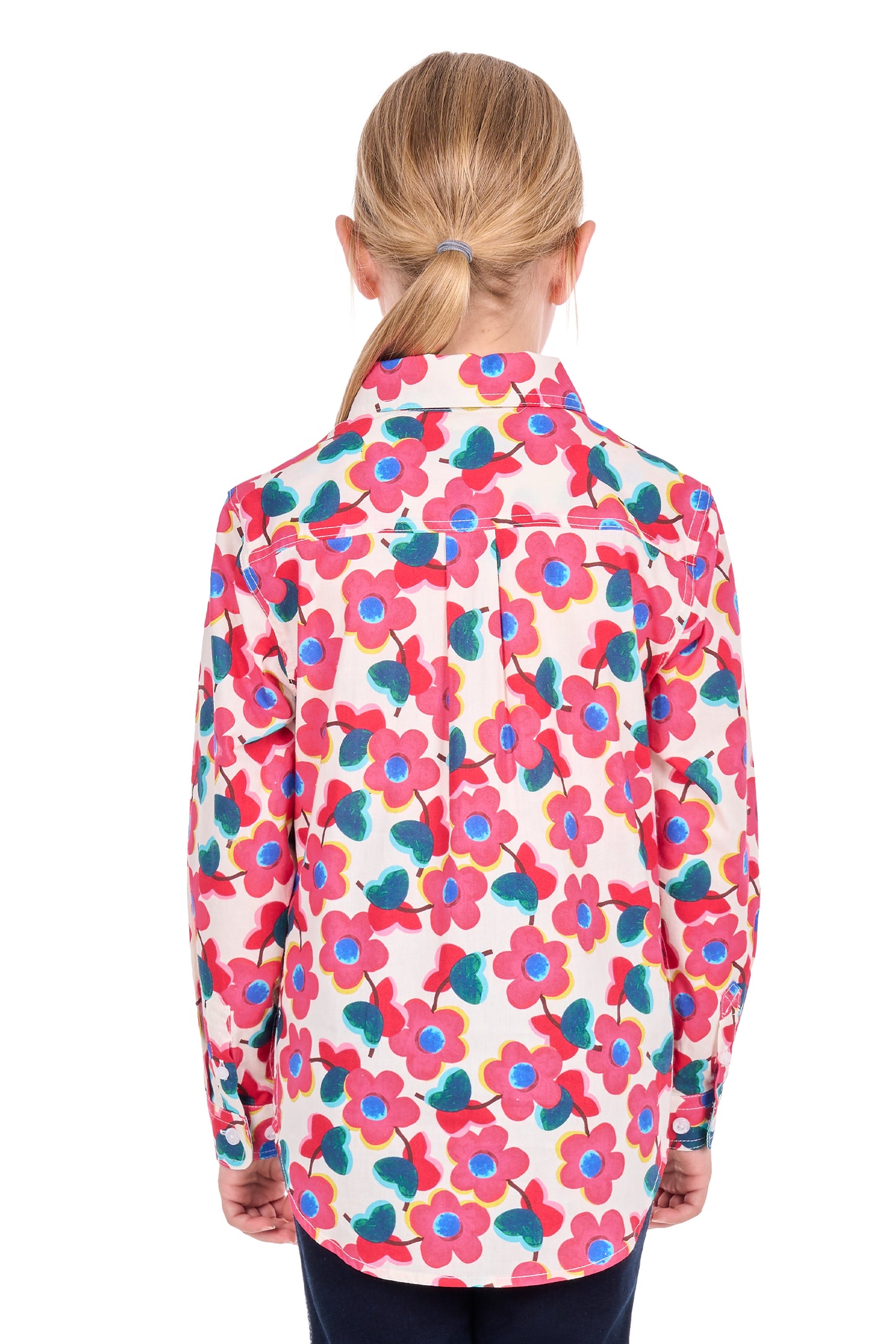 Hard Slog Kid’s Lorri Half Placket Long Sleeve Shirt