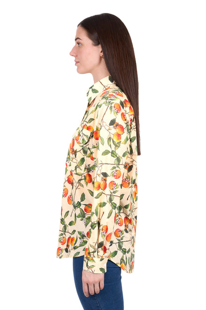 Hard Slog Women's Zia Half Placket Long Sleeve Shirt