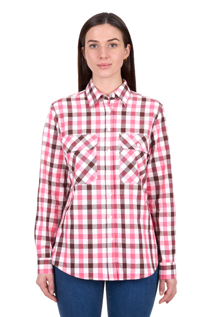 Hard Slog Women's Rachel Full Placket Long Sleeve Shirt