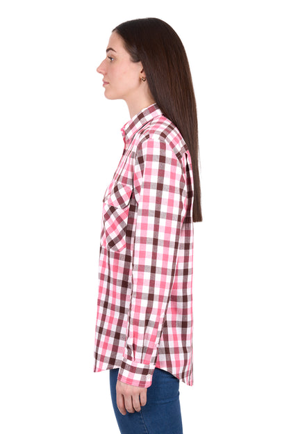 Hard Slog Women's Rachel Full Placket Long Sleeve Shirt