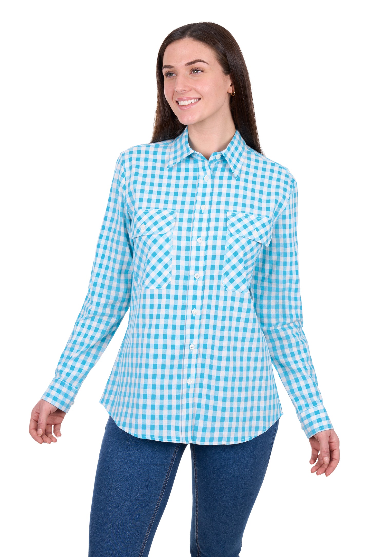 Hard Slog Women's Fay Full Placket Long Sleeve Shirt