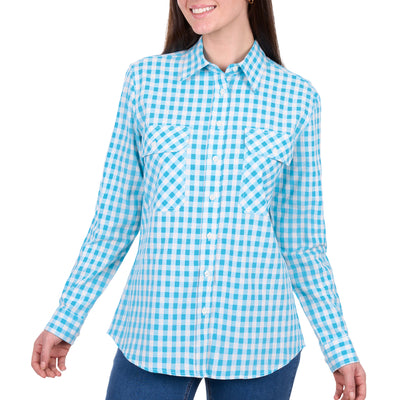 Hard Slog Women's Fay Full Placket Long Sleeve Shirt