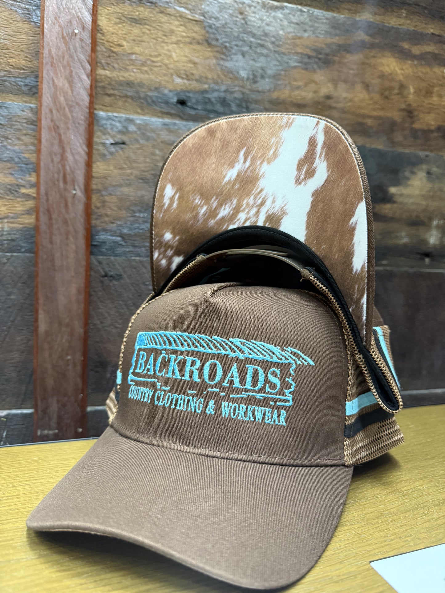 Ladies Ponytail Backroads Trucker Caps