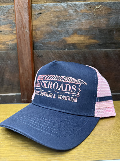 Ladies Ponytail Backroads Trucker Caps