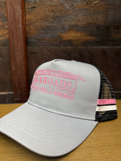 Ladies Ponytail Backroads Trucker Caps