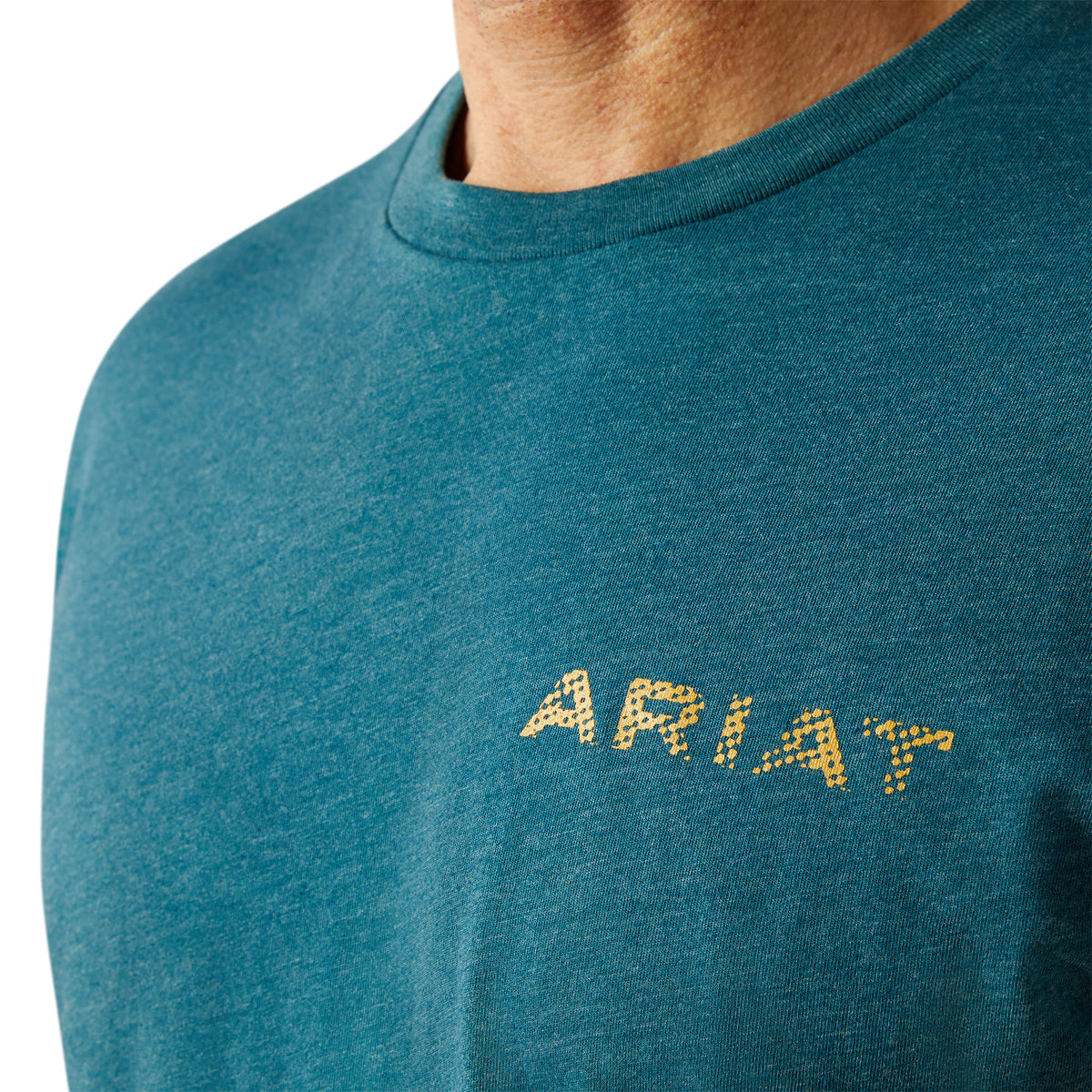 Ariat Mens Played Out Short Sleeve T-Shirt Deep Sea Heather