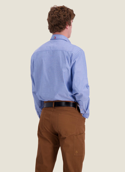 Kidman Mens Galston Long Sleeve Shirt - Blue