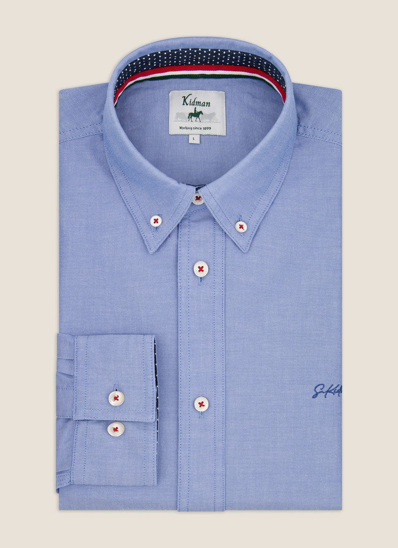 Kidman Mens Galston Long Sleeve Shirt - Blue