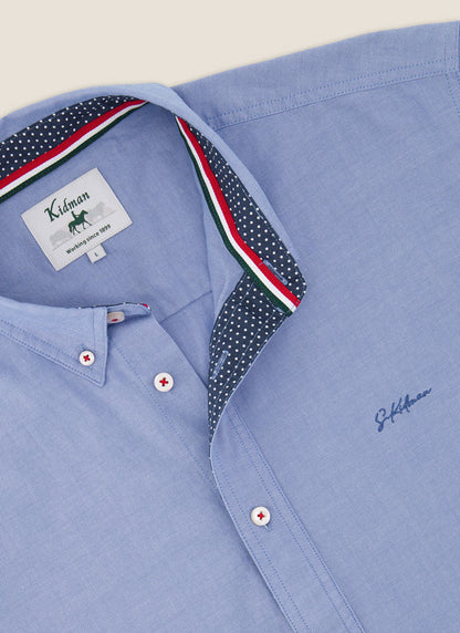 Kidman Mens Galston Long Sleeve Shirt - Blue