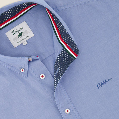 Kidman Mens Galston Long Sleeve Shirt - Blue