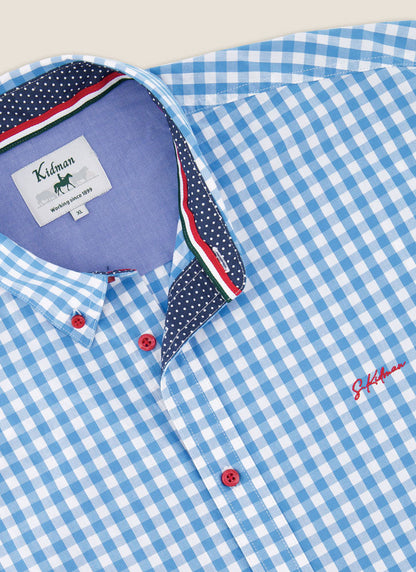 Kidman Mens Holstein Long Sleeve Shirt - Pale Blue