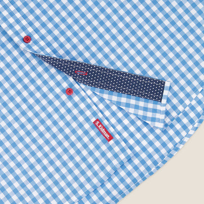 Kidman Mens Holstein Long Sleeve Shirt - Pale Blue