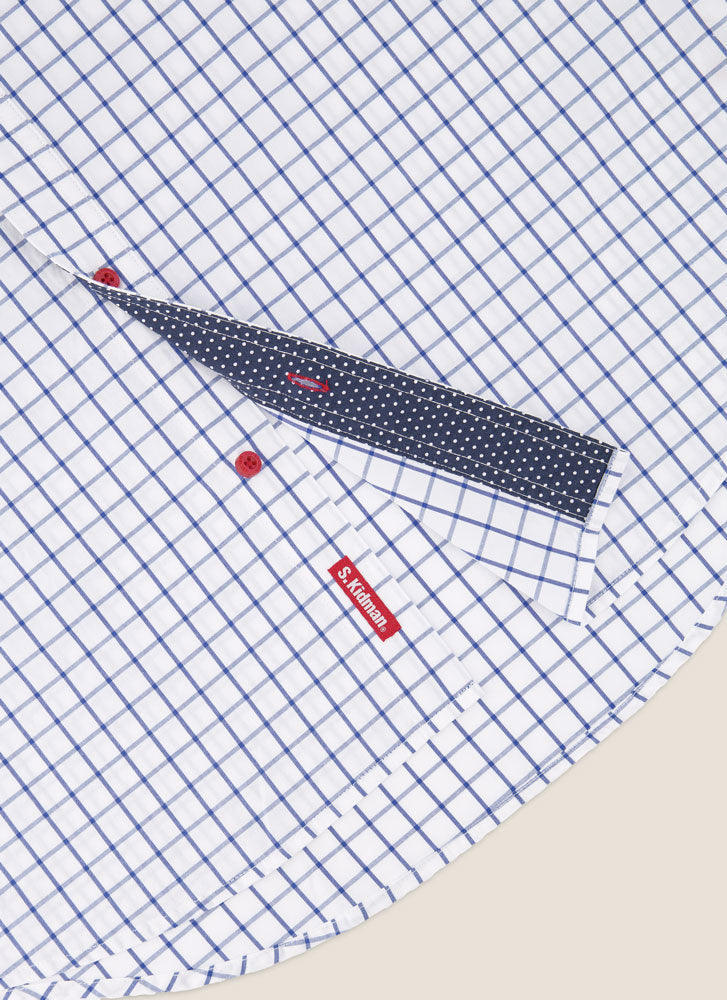 Kidman Mens Murchison Long Sleeve Shirt - Mid Blue