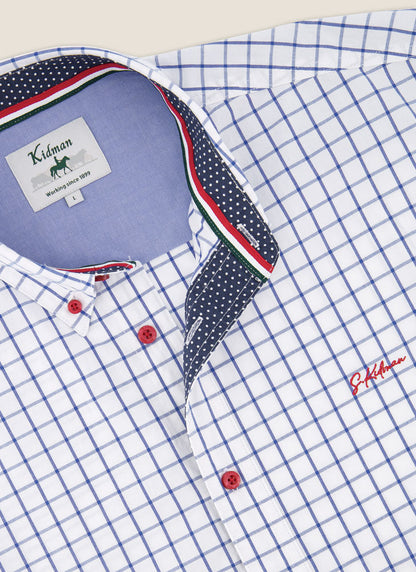 Kidman Mens Murchison Long Sleeve Shirt - Mid Blue