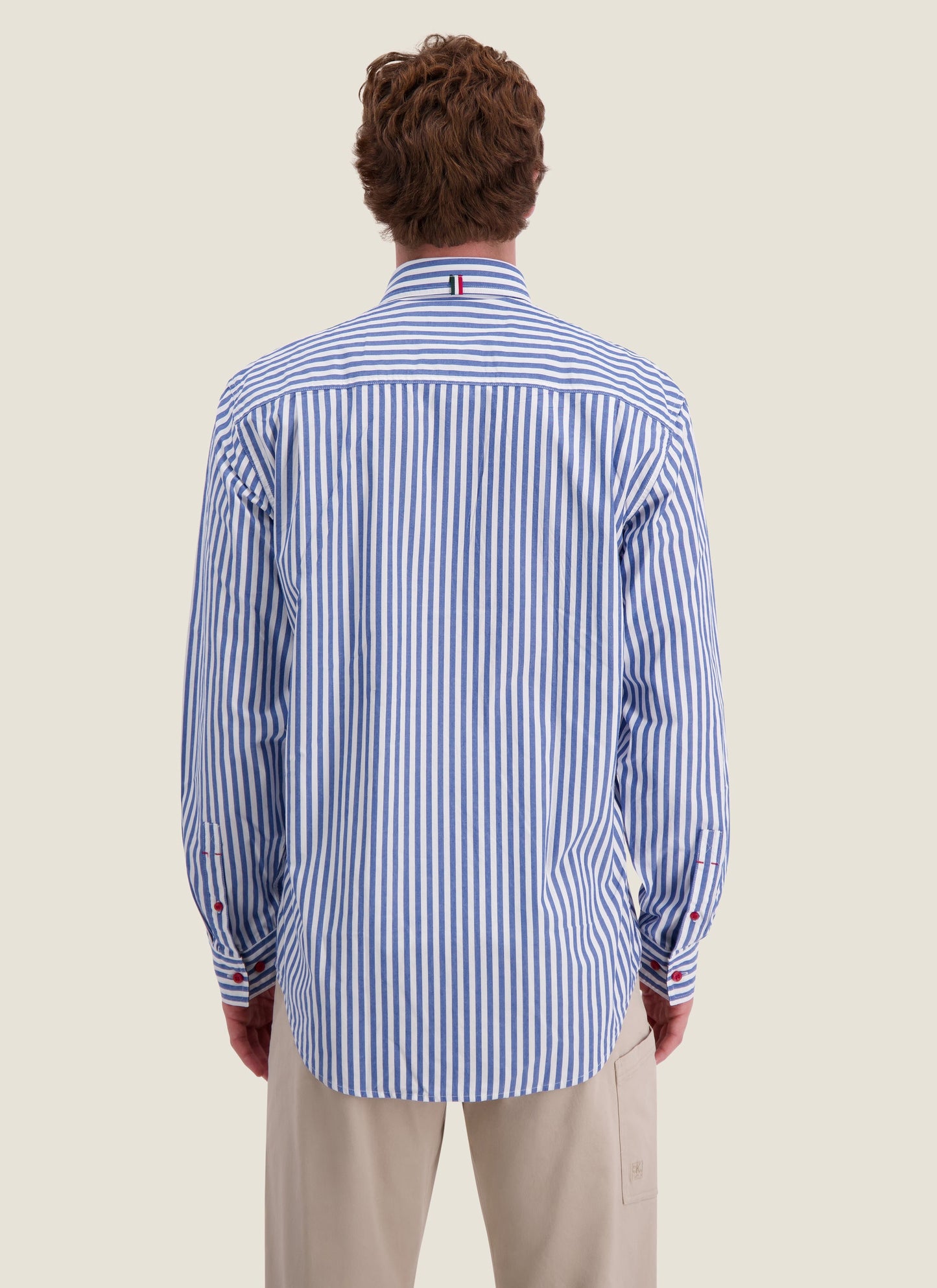 Kidman Mens Barron Long Sleeve Shirt - Mid Blue