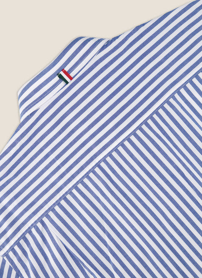 Kidman Mens Barron Long Sleeve Shirt - Mid Blue