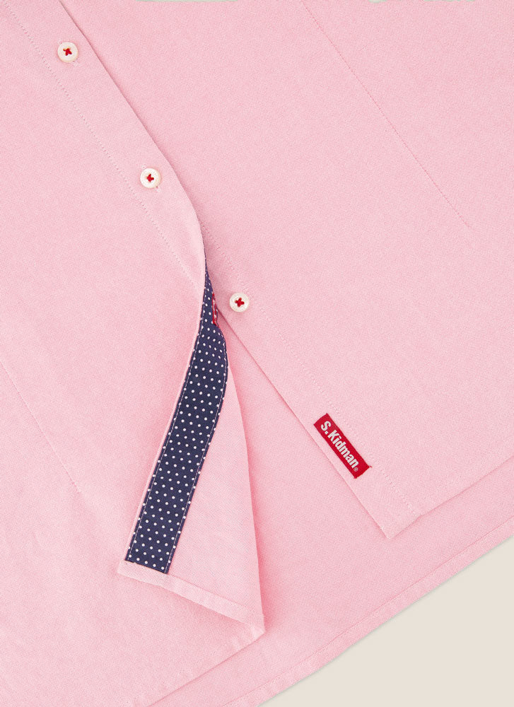Kidman Womens Lennard Long Sleeve Shirt - Pale Pink
