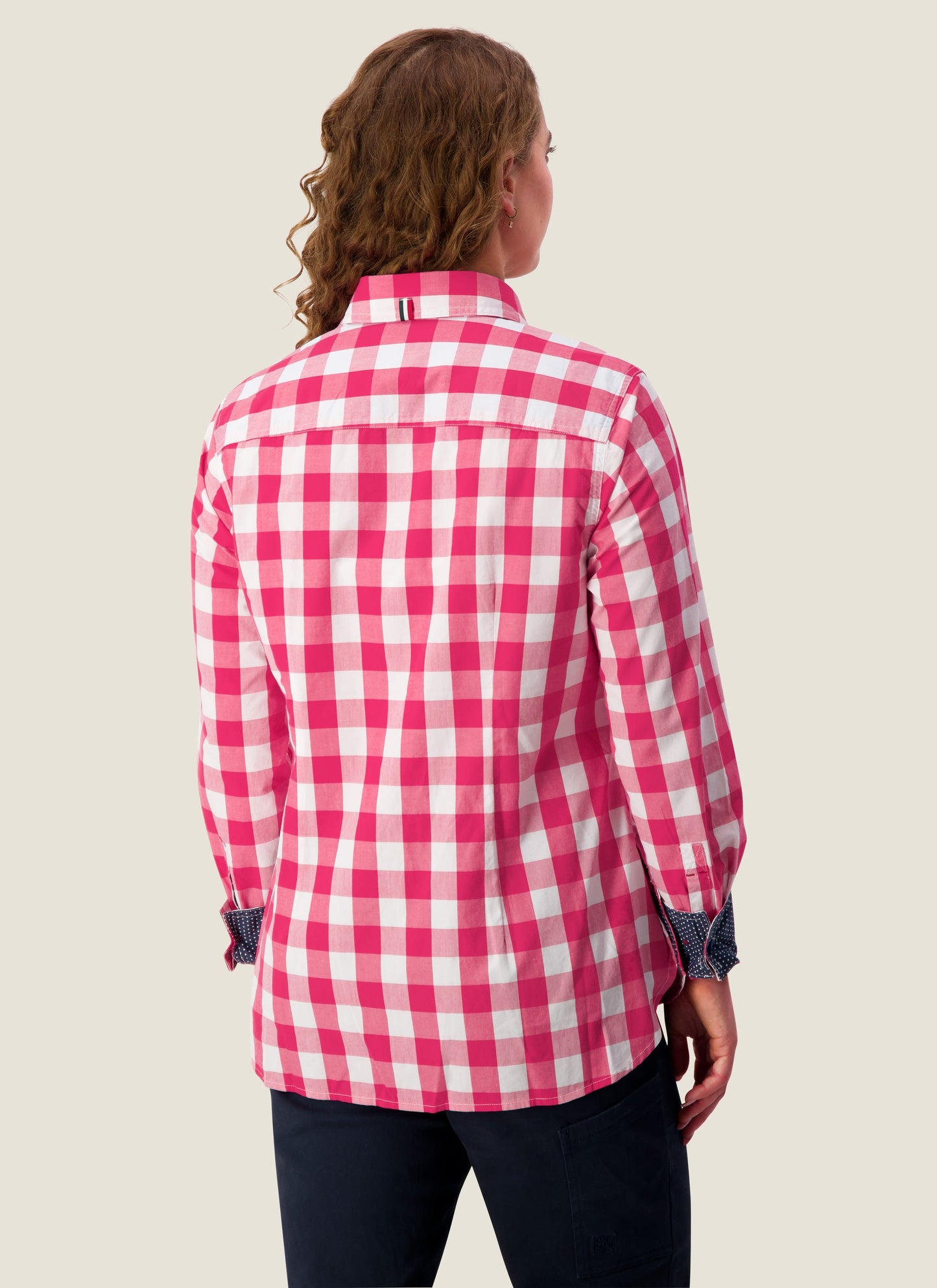 Kidman Womens Redbank Long Sleeve Shirt - Pink
