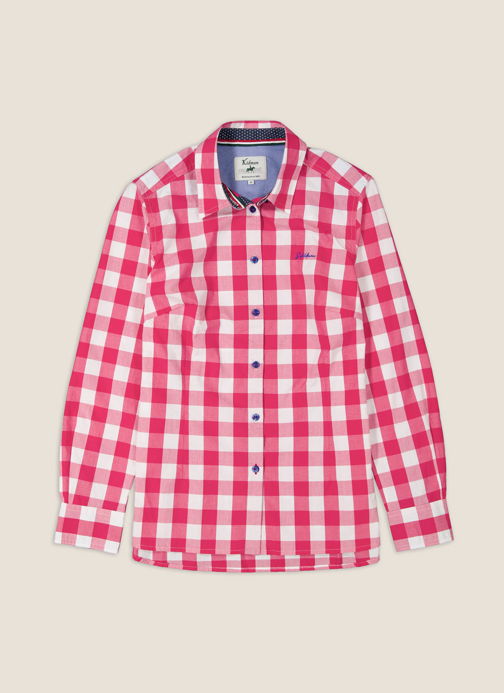 Kidman Womens Redbank Long Sleeve Shirt - Pink