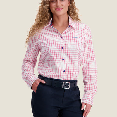 Kidman Womens Capertree Long Sleeve Shirt - Pink