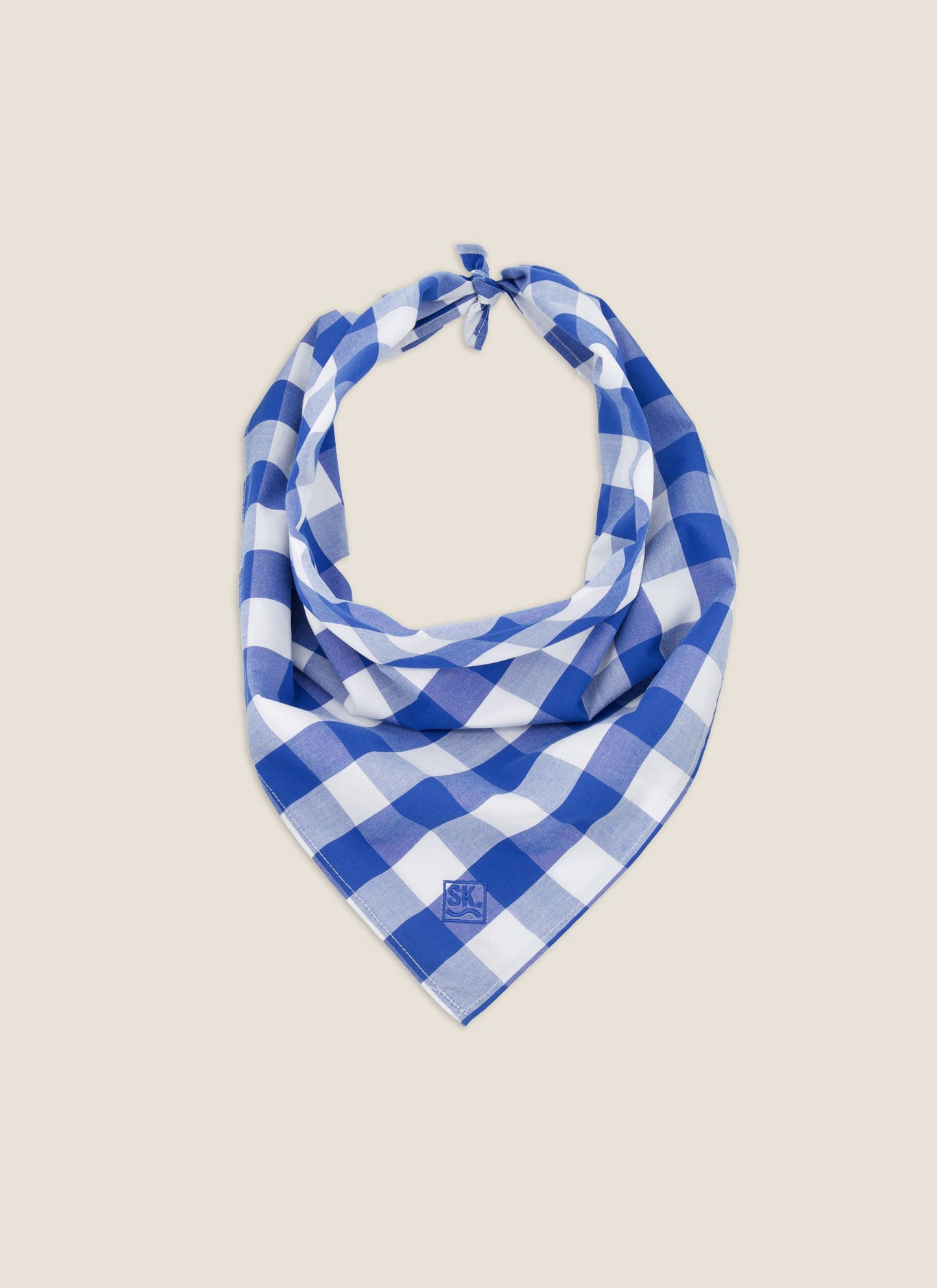 Kidman Parachilna Bandana - Mid Blue Check