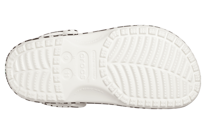 Crocs Unisex Classic Clog - Warped Checker - Black & White