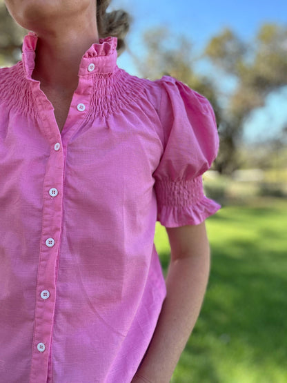 Black Colt Clothing - Short Sleeve Pink Top